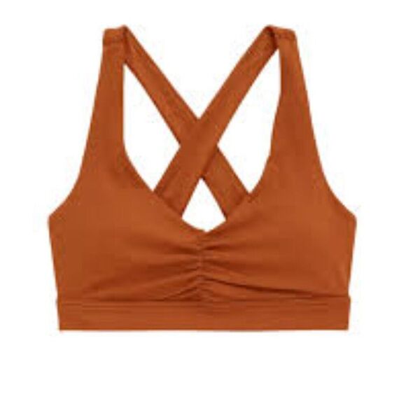 Aerie Sports Bra M Brown Perfect Holiday Gift Ready Stocking Stuffer Gift Under - Picture 2 of 9